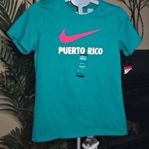 NWT Nike Puerto Rico swoosh shirt sz large